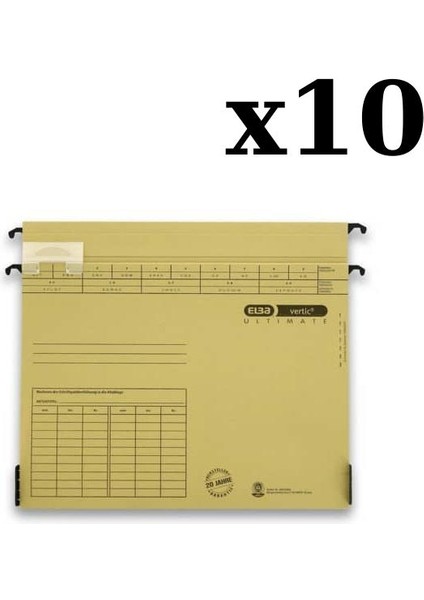 A4 Ultimate Askılı Dosya 10'lu Paket