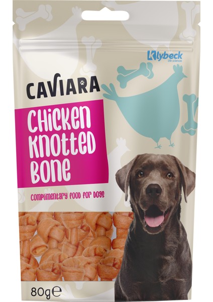 Tavuk Etli Düğümlü Çiğneme Kemiği 80 gr