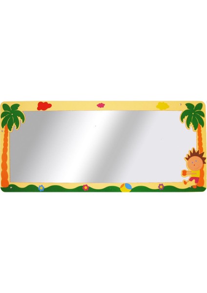 Palmiye ve Çocuk Figürlü Yazı Tahtası