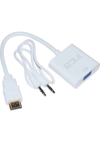 Ihtv-7tb 20CM Hdmı-Vga (D) Görüntü Adaptörü Beyaz Sesl