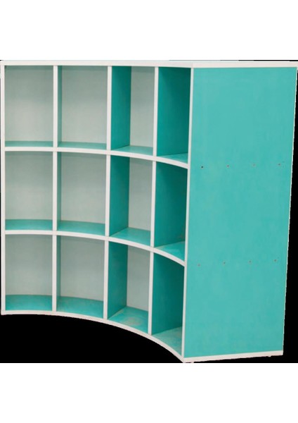 Çift Tarflı S Kitaplık 141X58X105 cm