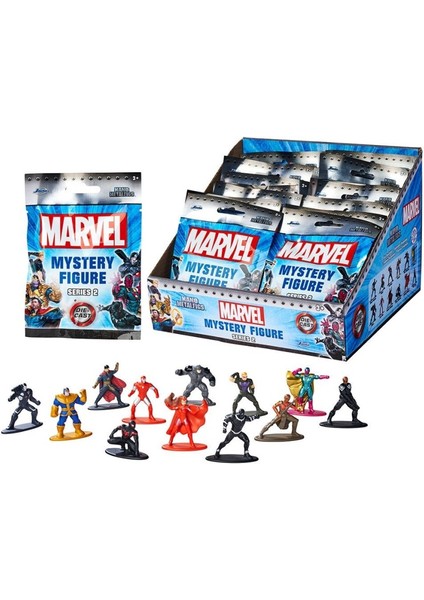 Nessiworld 9335070314R00 Marvel Single Pack Nanofigs 12-Asst