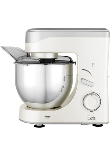 Arya Krem Mutfak Şefi 1500W 5 Litre 6 Kademeli Paslanmaz Çelik Hazne ve Aparatlar Krem Rengi