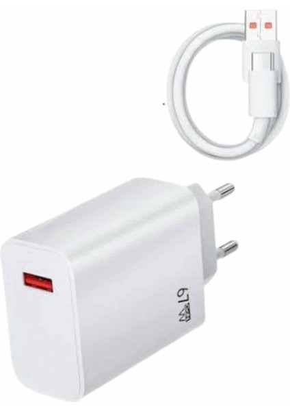 Beyaz Ultra Plus Hızlı Şarj Seti Şarj Adaptörü ve Kablosu 67W fırsatları