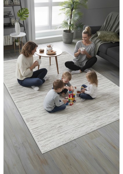 Fiona Bej Polıp -Çökme Polyester Halı.