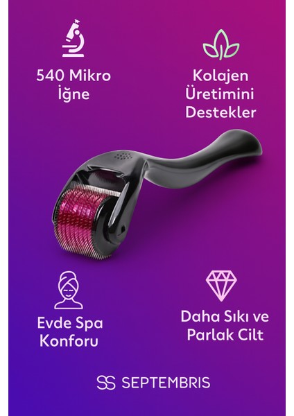 Titanyum 1.0 mm – 540 Mikro Iğneli Cilt Yenileyici, Kolajen Destekli Evde Spa Bakım Alet modelleri