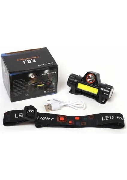 F-3434 Şarjlı Mıknatıslı Kafa Feneri modelleri