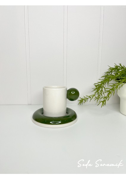 El Yapımı 9 Renk Draje Seri 4 Parçalı 2 Kişilik Kahve Fincan Takımı fırsatları