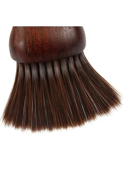 Berber Ense Fırçası Saç Temizleme Fırçası - Berber Temizlik Fırçası Masif Ahşap 722165