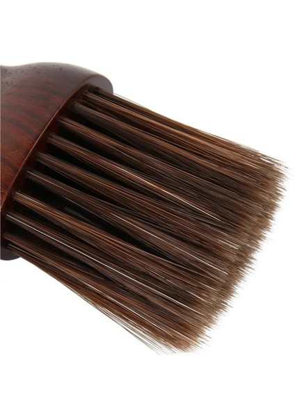 Berber Ense Fırçası Saç Temizleme Fırçası - Berber Temizlik Fırçası Masif Ahşap 722165