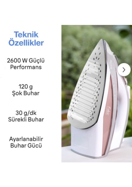 Spring Gülkurusu 2600 W Buharlı Ütü modelleri