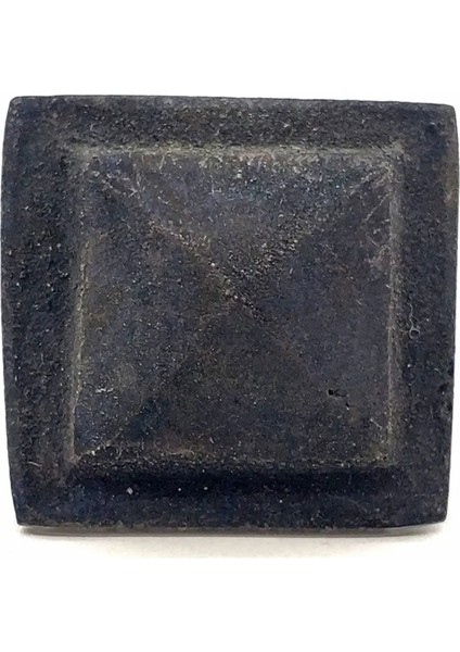 Antika Tarz Dekoratif Pirinç Flanşlı Piramit Kabara - 29 Mm, Oksit