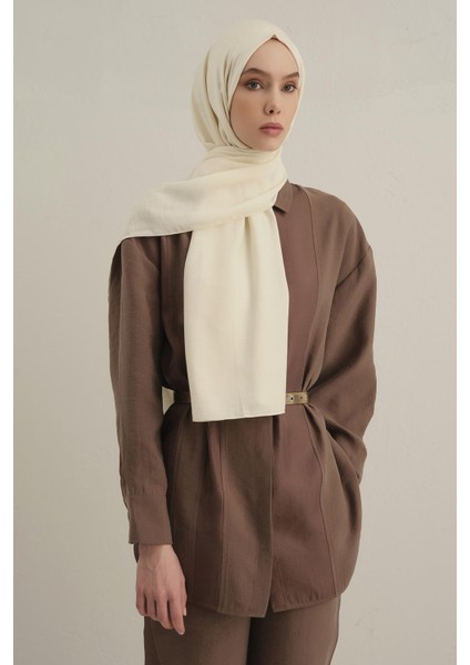 Logo Bordürlü Pamuk Ipek Şal 1 58