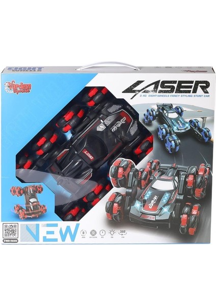 Nessiworld RQ3025 Kumandalı 8 Teker Akrobat Araba -Vardem