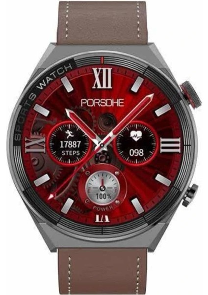 Akıllı Saat Çelik Kordon Çağrı Cevaplama Amoled Ekran Titreşimli Uyku ve Sağlık Takibi indirimleri