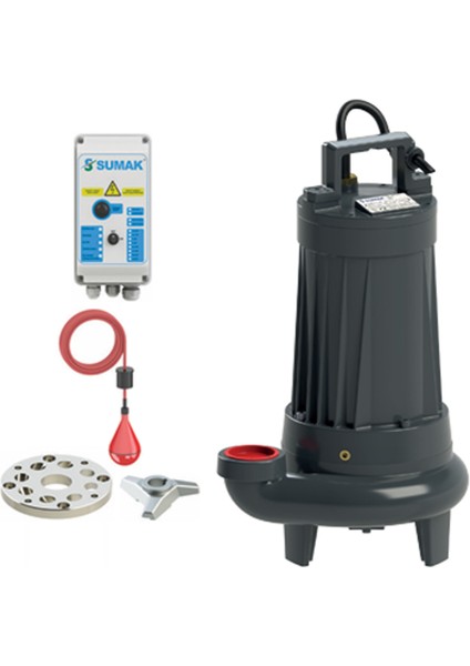 SBRT20/2 2.2 Hp Bıçaklı Foseptik Dalgıç Pompa 380V