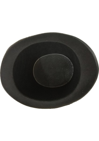 Yetişkinler Için Siyah Renk Ringmaster Sihirbaz Şapkası Fötr Şapka 15 cm