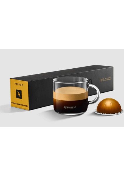 Vertuo Double Espresso Dolce Kapsül Kahve 10’lu