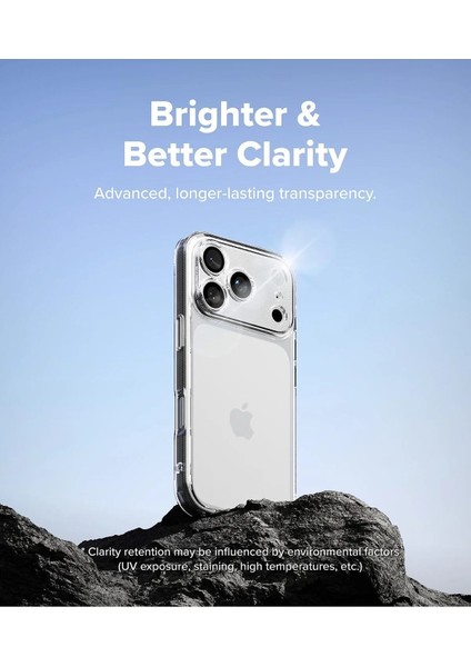 Iphone 17 Pro Max Uyumlu 3D Kamera Korumalı Yumuşak Şeffaf Renksiz Silikon Kılıf Kapak