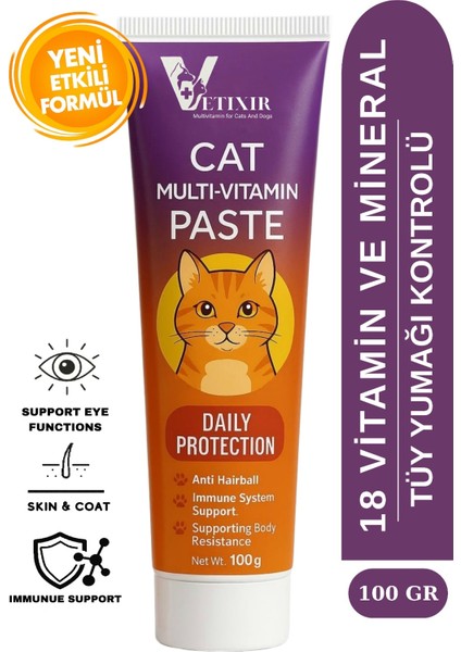 Multi Vitamin Paste Kedi Vitamin Macunu 100 gr