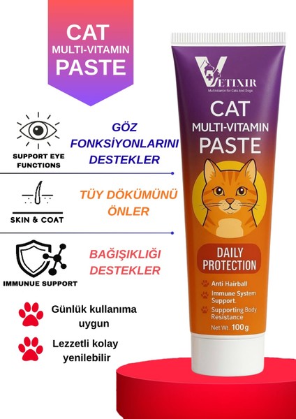 Multi Vitamin Paste Kedi Vitamin Macunu 100 gr fiyatları