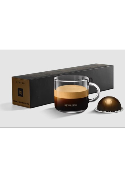 Vertuo Double Espresso Scuro Kapsül Kahve 10’lu