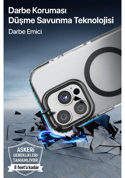 iphone 16 Pro Max Kılıf Magsafe Uyumlu Renk Geçişli Darbe Emici Degrade Kapak fırsatları