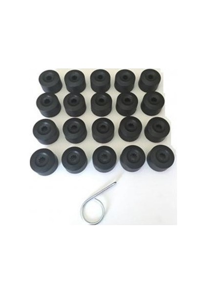 Vw Volksvagen Passat Bijon Saplama Kapağı 17 mm 20 Adet Şifresiz