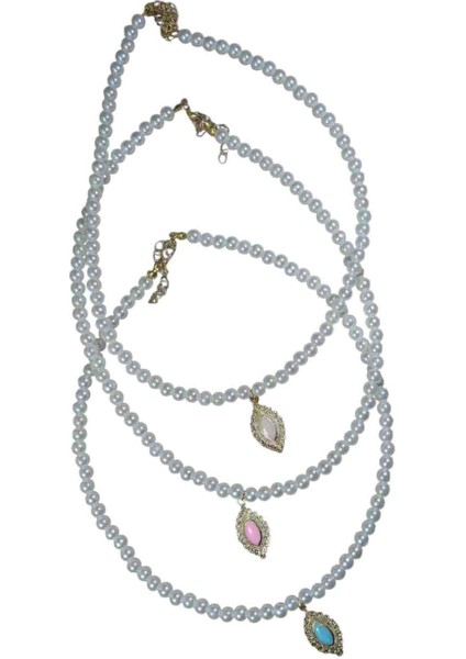 Boncuk Kolye - 50 Adet Karışık