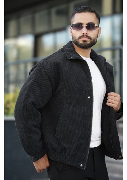 Oversize Kadife Erkek Ceket Siyah fiyatları