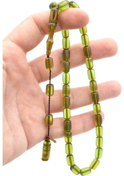 M.tacir Usta Imzalı Kapsül Kesim Turkuaz Sıkma Kehribar Tesbih modelleri