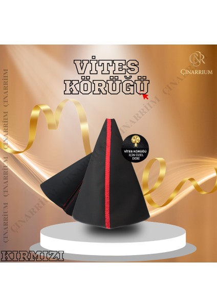 Hyundai Getz Siyah Deri Özel Yeni Tasarım Kırmızı Şerit Vites Körüğü fırsatları