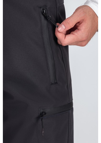 Erkek Suya ve Rüzgara Dayanıklı Softshell Outdoor Pantolon