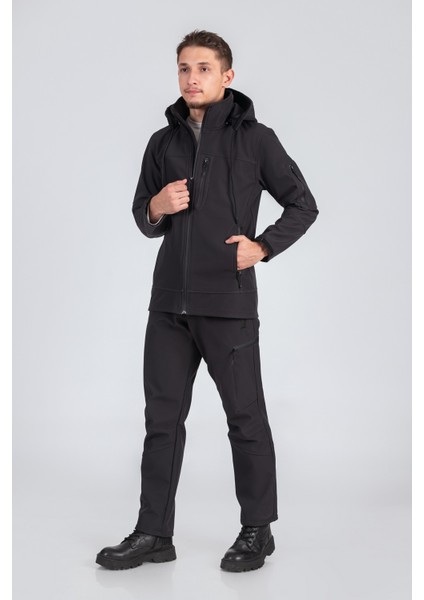 Erkek Suya ve Rüzgara Dayanıklı Softshell Outdoor Pantolon fırsatları
