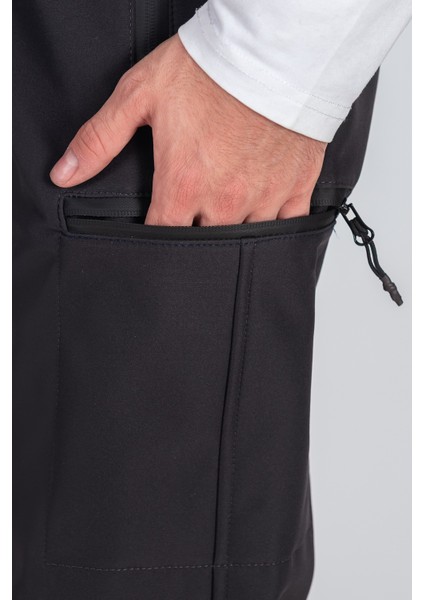 Erkek Suya ve Rüzgara Dayanıklı Softshell Outdoor Pantolon
