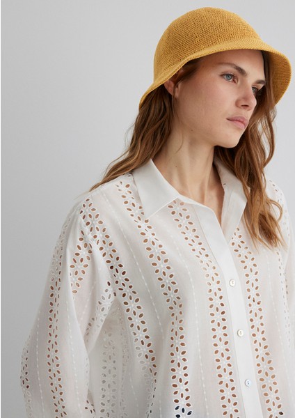 Sarı Hasır Bucket Şapka 1910080-34333