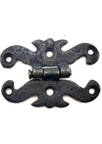 Antika Tarz Dekoratif Pirinç Kelebek Menteşe - Oksit