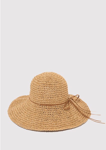 Kahverengi Hasır Şapka 1911280-70185 indirimleri