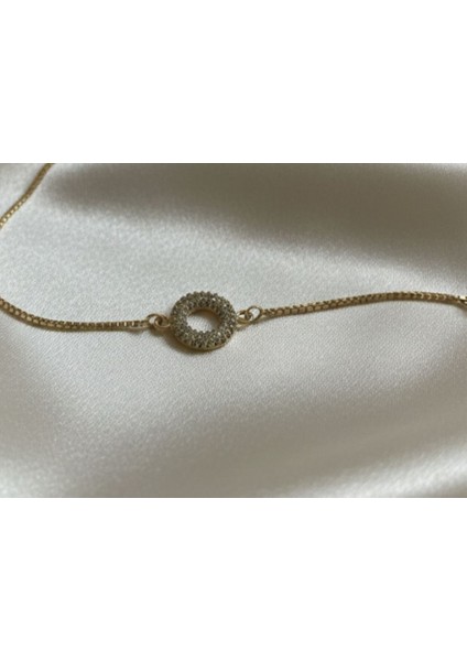 Gold Taşlı Bileklik