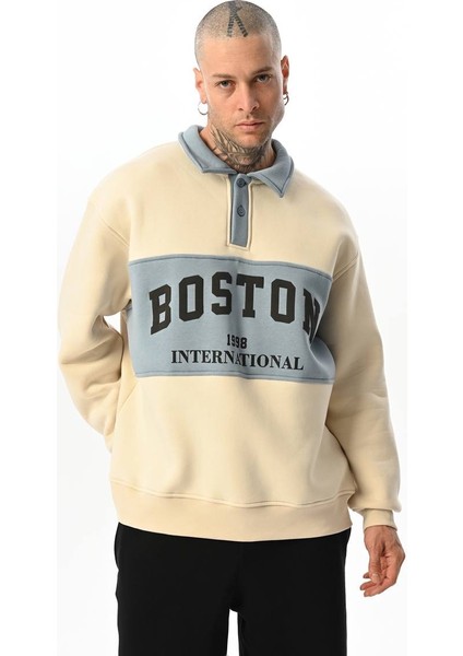 Boston Yakalı Sweatshirt fırsatları