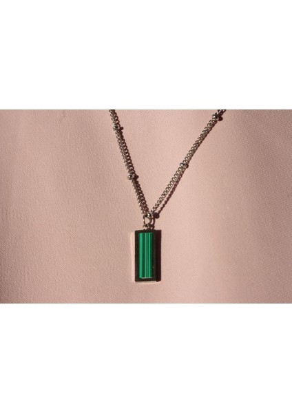 Malakit Taşı Kolye