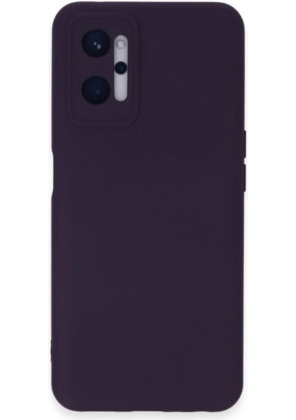 Realme 9i 4g Kılıf Nano Içi Kadife Silikon - MOR-(5796)