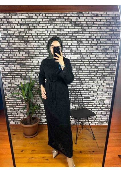 Triko Içlikli Iç Göstermez Elbise