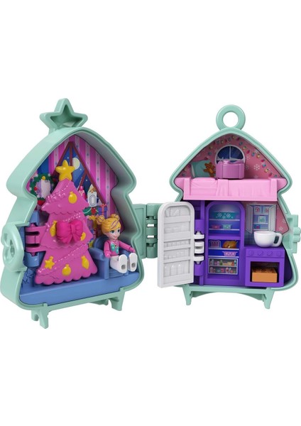 JGM53 Polly Pocket Sevimli Yılbaşı 2li Paket Oyun Seti modelleri