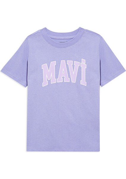 Mavi Logo Baskılı Mor Tişört 7610109-70541 indirimleri