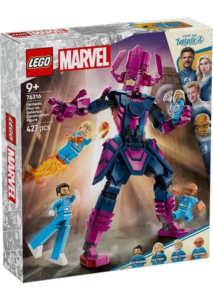 76316 LEGO Marvel Fantastik Dörtlü Galactus 427 Parça +9 Yaş indirimleri