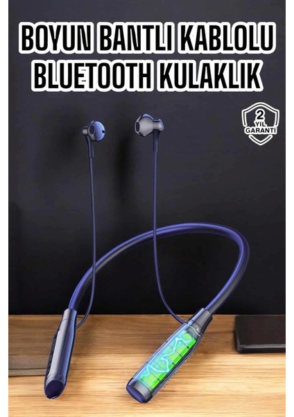 Yeni Nesil Bluetooth Kulaklık Kablolu Kulak Içi Dijital Göstergeli