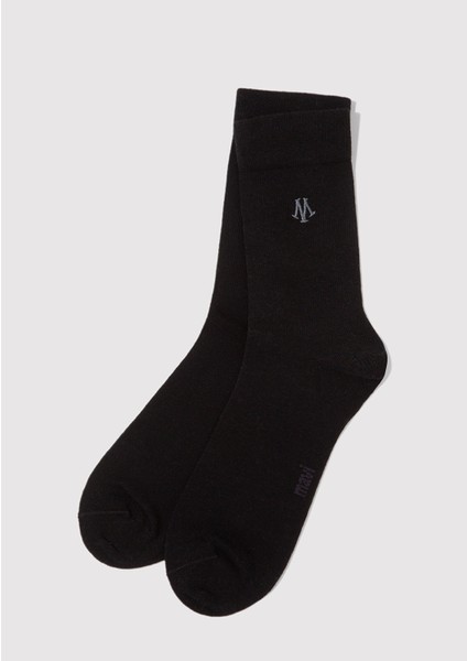 3lü M Logo İşlemeli Soket Çorap 0911172-900