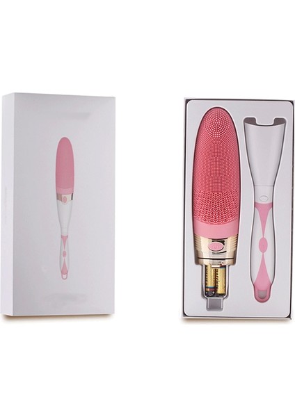 360° Dönebilen Pilli Titreşimli Kauçuk Duş Masaj Fırçası Rahatlatıcı