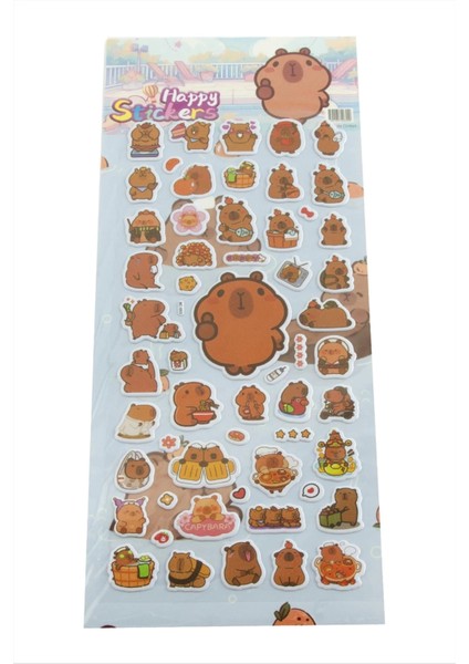 Happy Kabartmalı Sticker